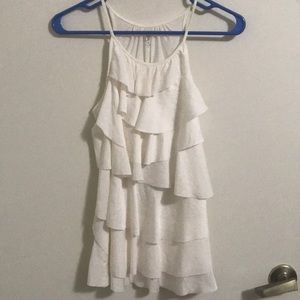 Loft xsp ruffled top